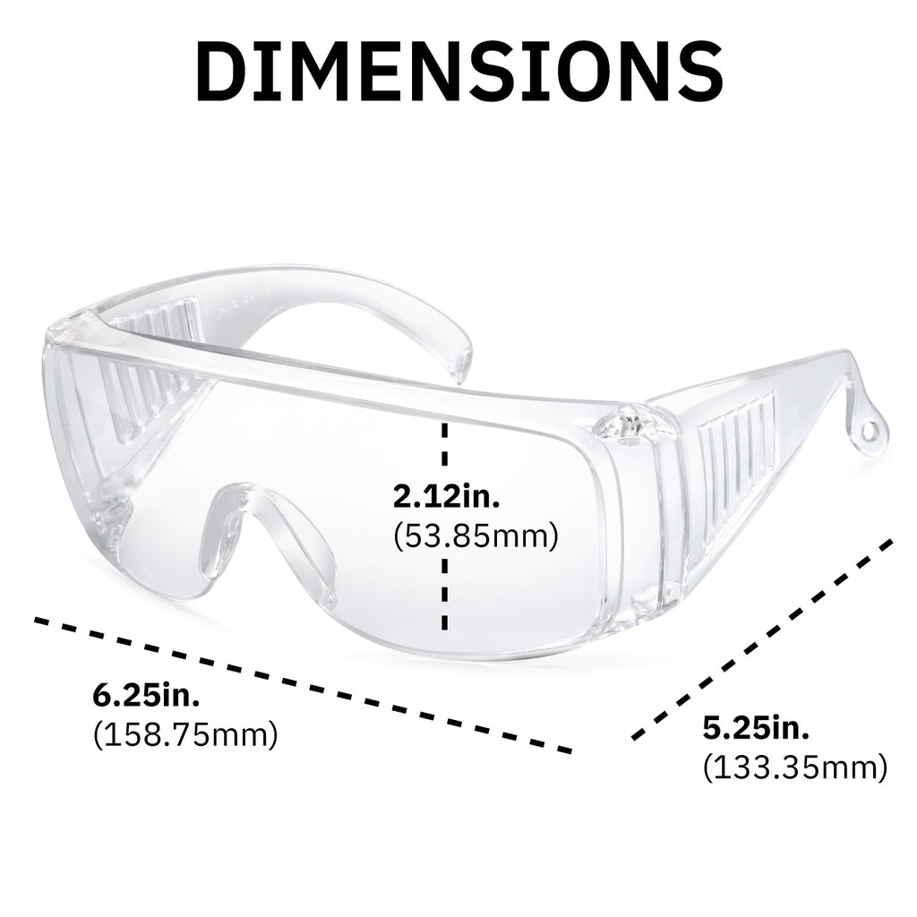 Protective Anti-Fog Safety Glasses